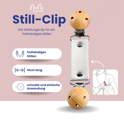 Set d'allaitement + clip d'allaitement + coussinets d'allaitement supplémentaires
